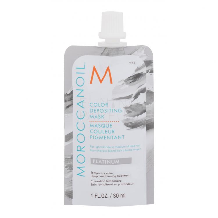 Moroccanoil Color Depositing Mask Farba do włosów dla kobiet 30 ml Odcień Platinum