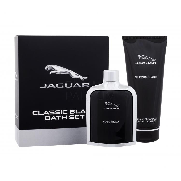 Jaguar Classic Black Zestaw EDT 100 ml + żel pod prysznic 200 ml