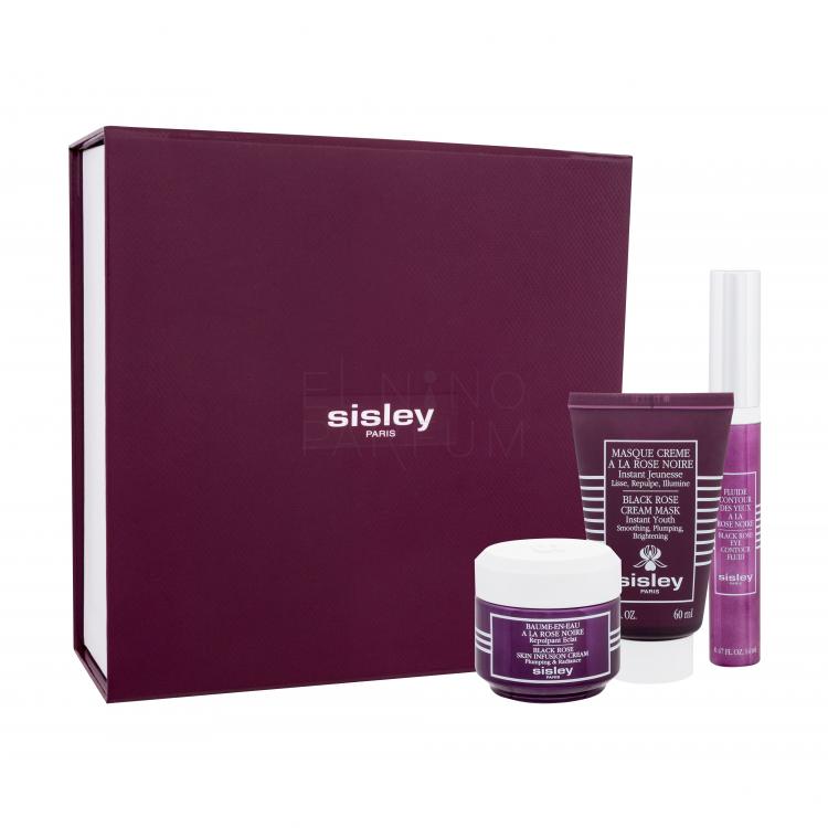 Sisley Black Rose Zestaw Krem na dzień Black Rose Skin Infusion Cream 50 ml + Maseczka do twarzy Black Rose Cream Mask 60 ml + Żel pod oczy Black Rose Eye Contour Fluid 14 ml