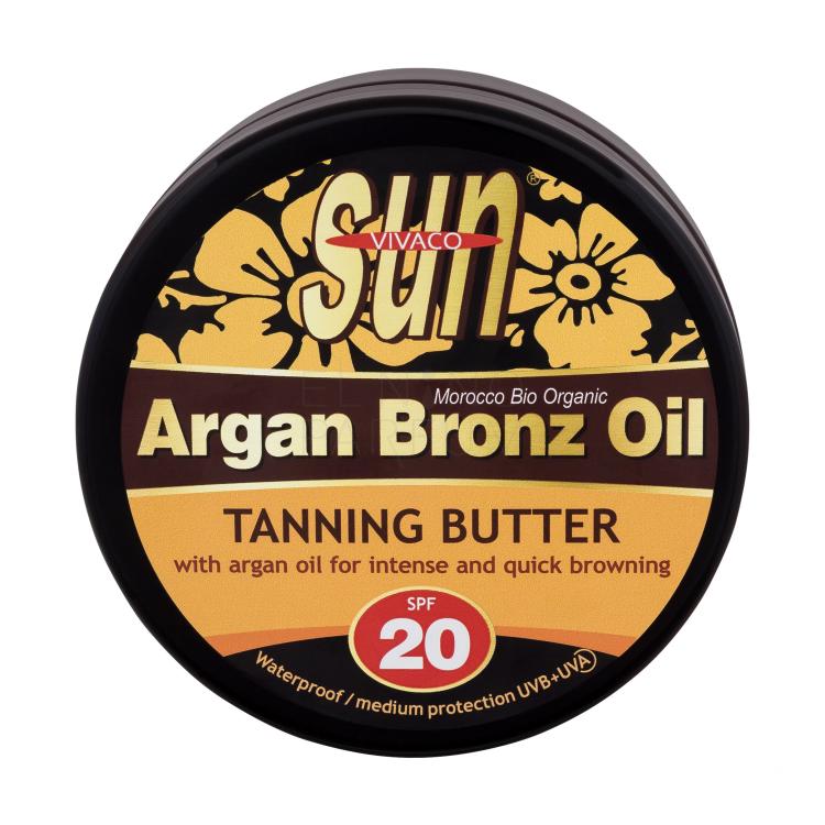 Vivaco Sun Argan Bronz Oil Tanning Butter SPF20 Preparat do opalania ciała 200 ml