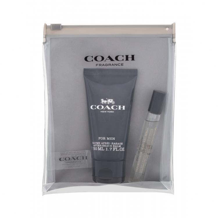 Coach Coach Zestaw Edt 7,5 ml + Balsam po goleniu 50 ml + Kosmetyczka