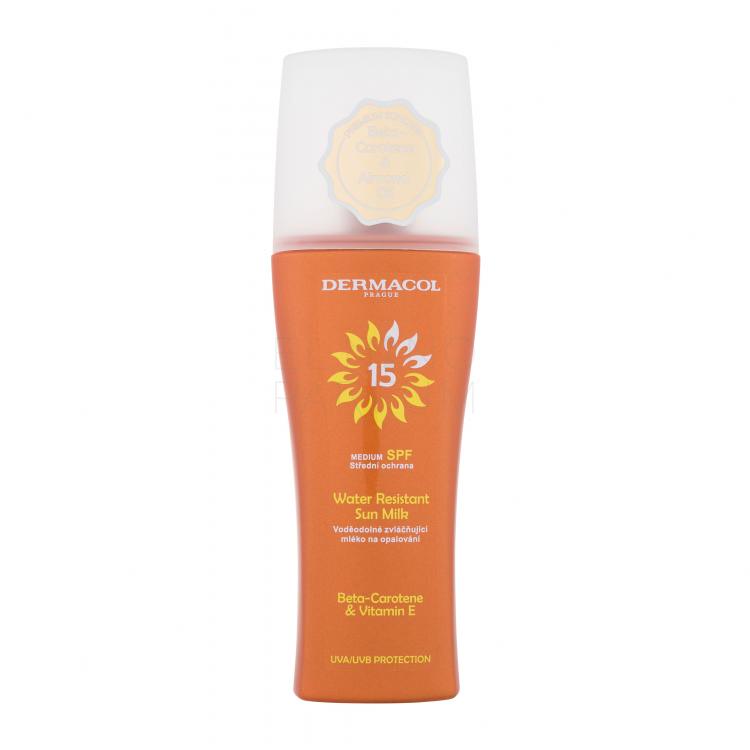 Dermacol Sun Water Resistant Milk Spray SPF15 Preparat do opalania ciała 200 ml