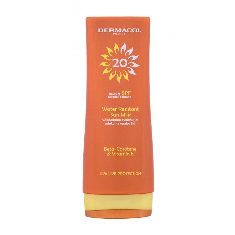 Dermacol Sun Water Resistant Milk SPF20 Preparat do opalania ciała 200 ml