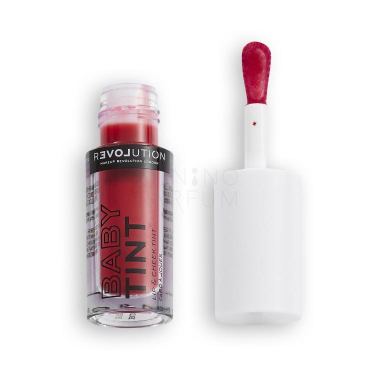 Revolution Relove Baby Tint Lip &amp; Cheek Pomadka dla kobiet 1,4 ml Odcień Rouge