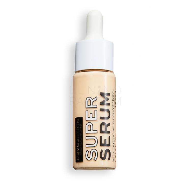 Revolution Relove Super Serum Hyaluronic Acid Foundation Podkład dla kobiet 25 ml Odcień F0,2