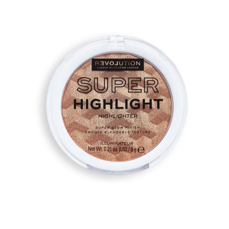 Revolution Relove Super Highlight Rozświetlacz dla kobiet 6 g Odcień Bronze