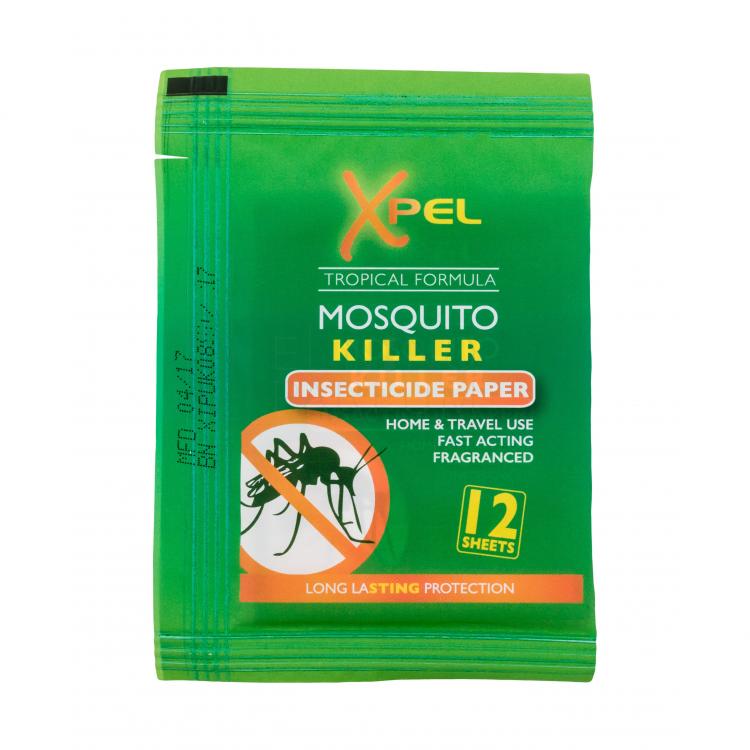 Xpel Mosquito &amp; Insect Mosquito Killer Insecticide Paper Preparat odstraszający owady 12 szt