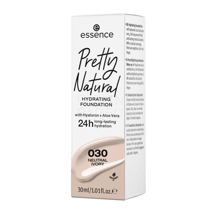 Essence Pretty Natural 24h Podkład dla kobiet 30 ml Odcień 030 Neutral Ivory