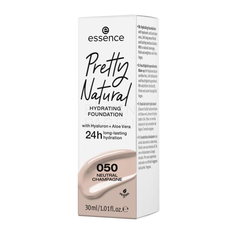 Essence Pretty Natural 24h Podkład dla kobiet 30 ml Odcień 050 Neutral Champagne