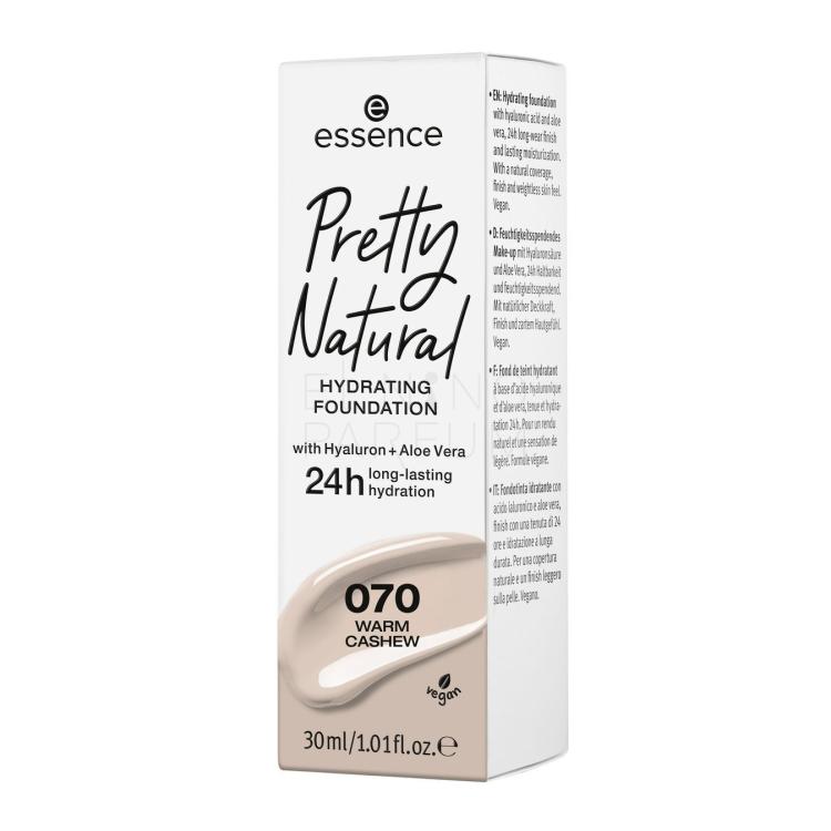 Essence Pretty Natural 24h Podkład dla kobiet 30 ml Odcień 070 Warm Cashew