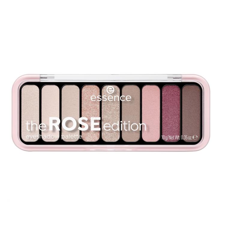 Essence The Rose Edition Cienie do powiek dla kobiet 10 g Odcień 20 Lovely In Rose