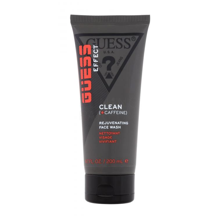 GUESS Grooming Effect Rejuvenating Face Wash Żel oczyszczający dla mężczyzn 200 ml