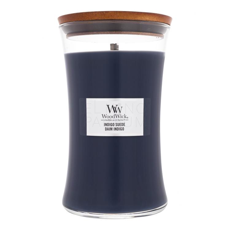 WoodWick Indigo Suede Świeczka zapachowa 610 g