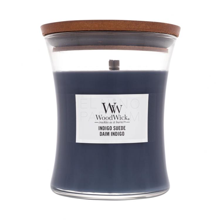 WoodWick Indigo Suede Świeczka zapachowa 275 g