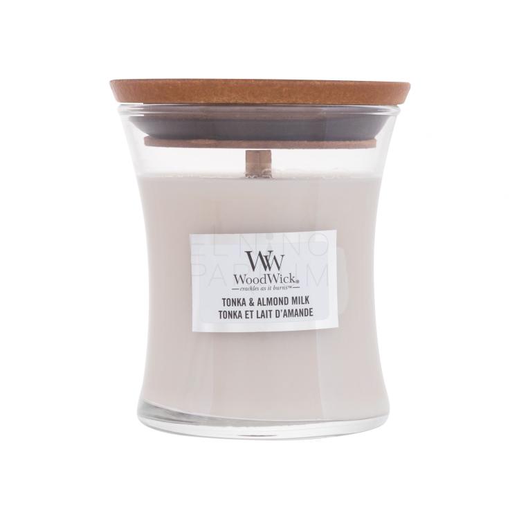 WoodWick Tonka &amp; Almond Milk Świeczka zapachowa 85 g