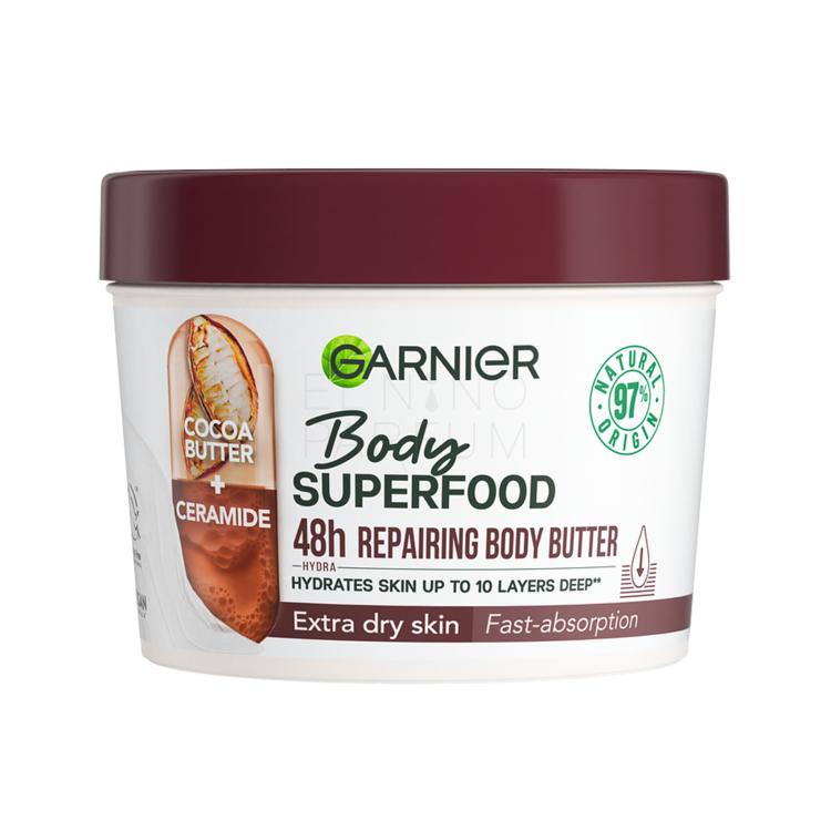 Garnier Body Superfood 48h Repairing Butter Cocoa + Ceramide Masło do ciała dla kobiet 380 ml