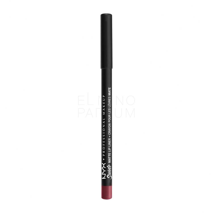 NYX Professional Makeup Suède Matte Lip Liner Konturówka do ust dla kobiet 1 g Odcień Cherry Skies