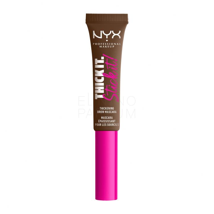 NYX Professional Makeup Thick It Stick It! Tusz do brwi dla kobiet 7 ml Odcień 06 Brunette