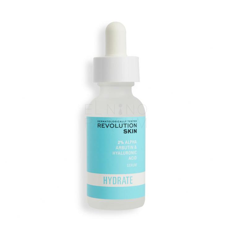 Revolution Skincare Hydrate 2% Alpha Arbutin &amp; Hyaluronic Acid Serum Serum do twarzy dla kobiet 30 ml