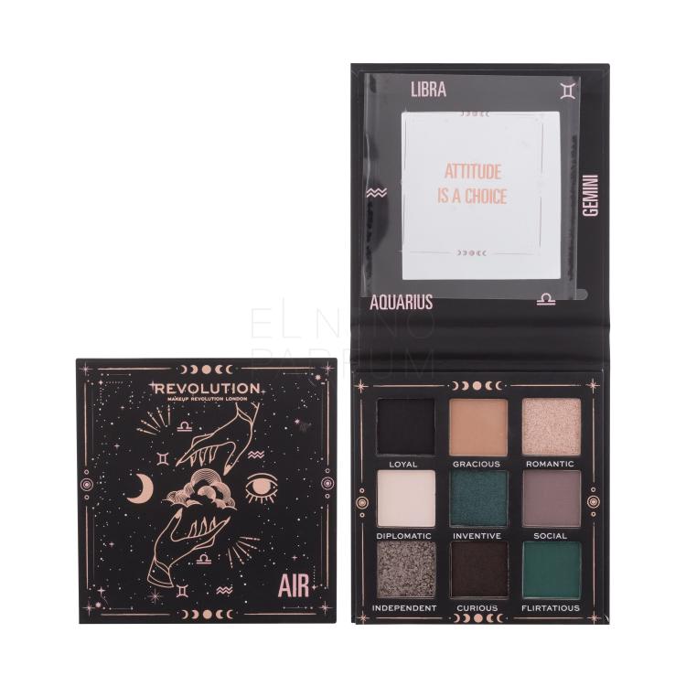 Makeup Revolution London Fantasy Shadow Palette Cienie do powiek dla kobiet 9 g Odcień Air