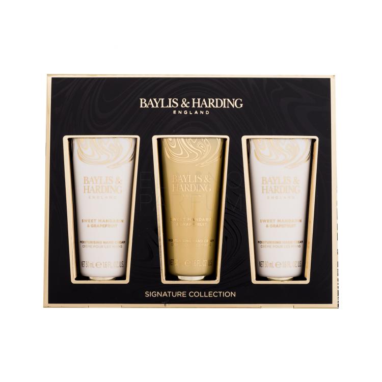 Baylis &amp; Harding Sweet Mandarin &amp; Grapefruit Gift Set Zestaw Krem do rąk 3 x 50 ml