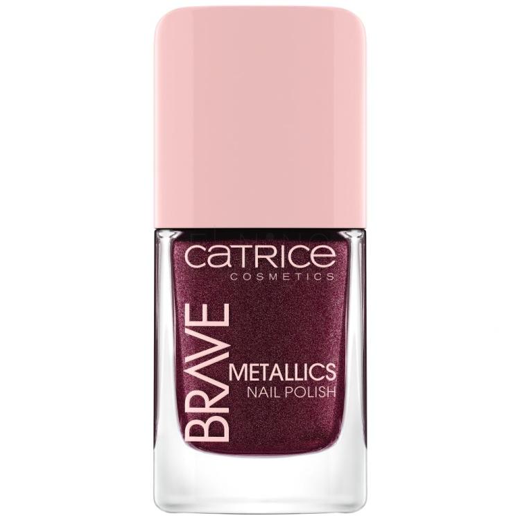 Catrice Brave Metallics Nail Polish Lakier do paznokci dla kobiet 10,5 ml Odcień 04 Love You Cherry Much