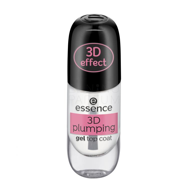 Essence 3D Plumping Gel Top Coat Lakier do paznokci dla kobiet 8 ml