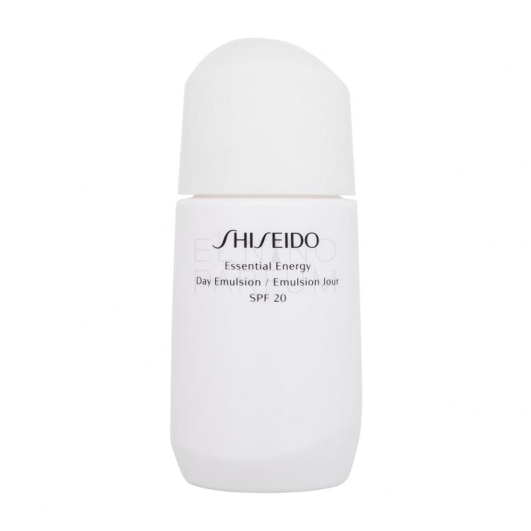 Shiseido Essential Energy Day Emulsion SPF20 Żel do twarzy dla kobiet 75 ml