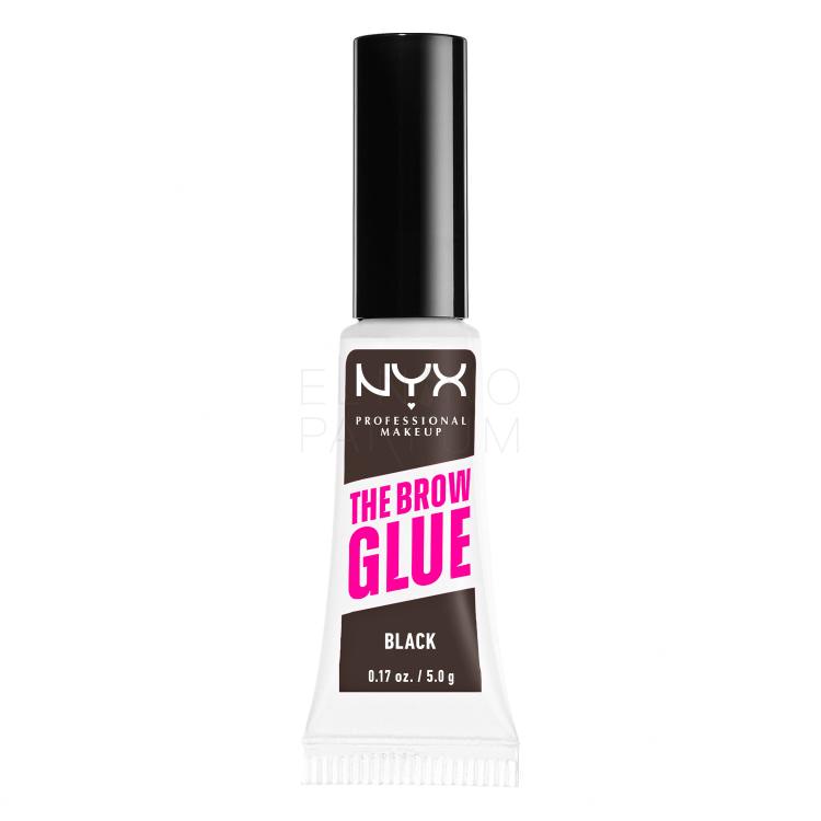 NYX Professional Makeup The Brow Glue Instant Brow Styler Żel i pomada do brwi dla kobiet 5 g Odcień 05 Black