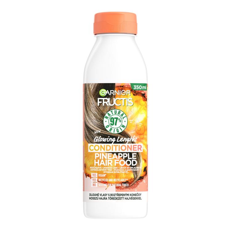 Garnier Fructis Hair Food Pineapple Glowing Lengths Conditioner Odżywka dla kobiet 350 ml