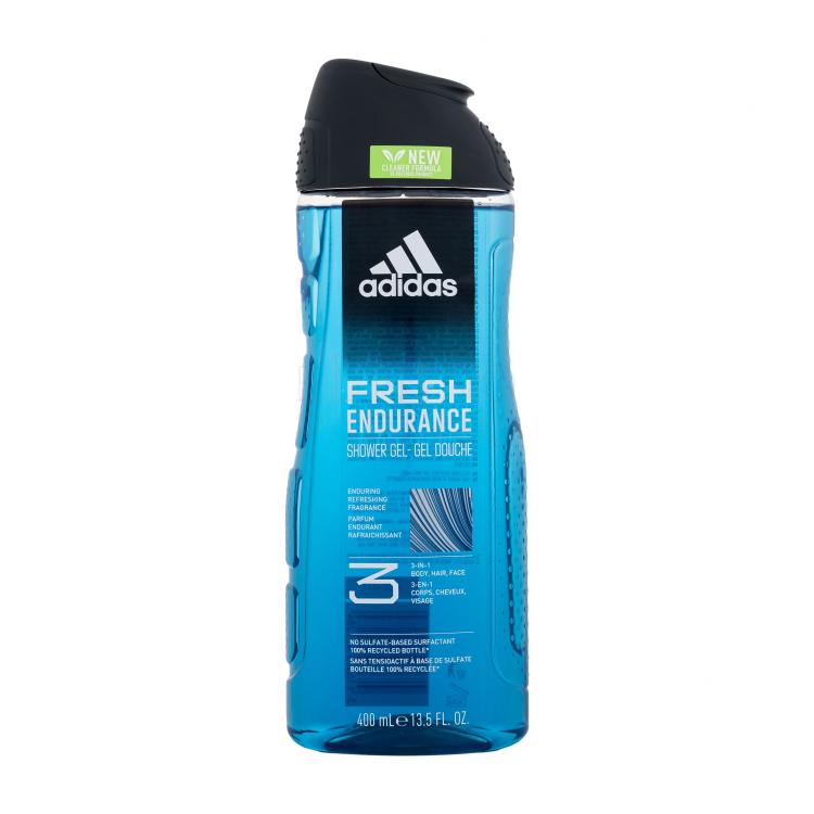 Adidas Fresh Endurance Shower Gel 3-In-1 New Cleaner Formula Żel pod prysznic dla mężczyzn 400 ml