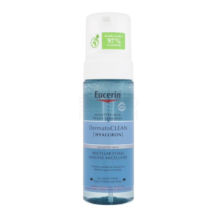 Eucerin DermatoClean Hyaluron Micellar Foam Pianka oczyszczająca dla kobiet 150 ml