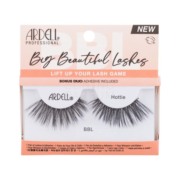 Ardell Big Beautiful Lashes Hottie Sztuczne rzęsy dla kobiet 1 szt Odcień Black