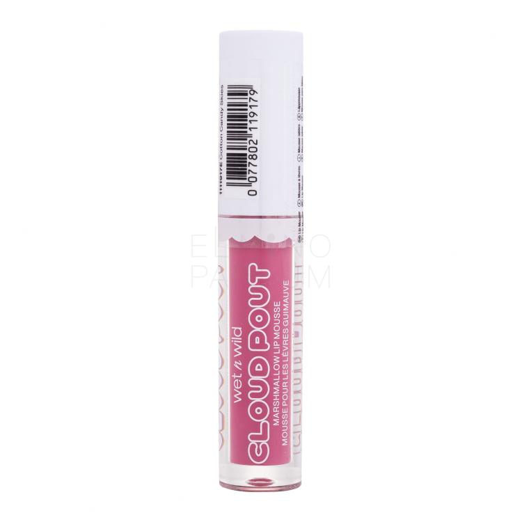 Wet n Wild Cloud Pout Marshmallow Lip Mousse Pomadka dla kobiet 3 ml Odcień Cotton Candy Skies