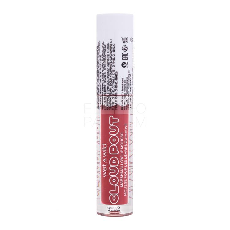 Wet n Wild Cloud Pout Marshmallow Lip Mousse Pomadka dla kobiet 3 ml Odcień Marshmallow Madness