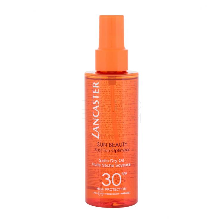 Lancaster Sun Beauty Satin Dry Oil SPF30 Preparat do opalania ciała 150 ml Uszkodzone pudełko