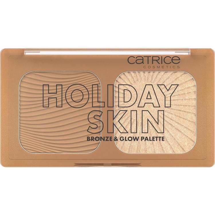 Catrice Holiday Skin Bronze &amp; Glow Palette Paletka do konturowania dla kobiet 5,5 g Odcień 010