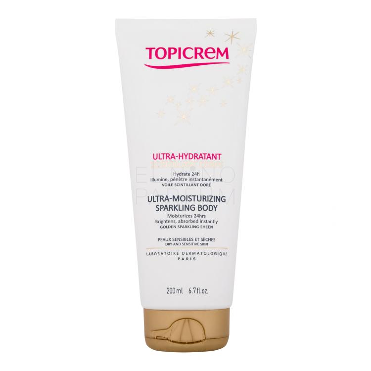 Topicrem Ultra-Moisturizing Sparkling Body Mleczko do ciała dla kobiet 200 ml