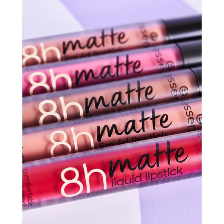 Essence 8h Matte Liquid Lipstick Pomadka dla kobiet 2,5 ml Odcień 03 Soft Beige