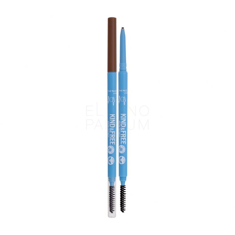 Rimmel London Kind &amp; Free Brow Definer Kredka do brwi dla kobiet 0,09 g Odcień 003 Warm Brown