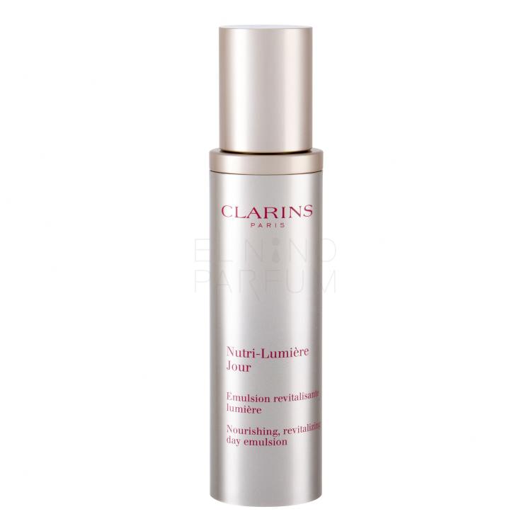 Clarins Nutri-Lumière Nourishing Revitalizing Day Emulsion Krem do twarzy na dzień dla kobiet 50 ml Uszkodzone pudełko