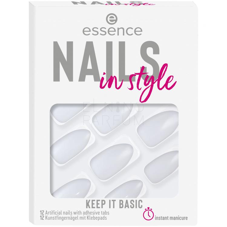 Essence Nails In Style Sztuczne paznokcie dla kobiet Odcień 15 Keep It Basic Zestaw