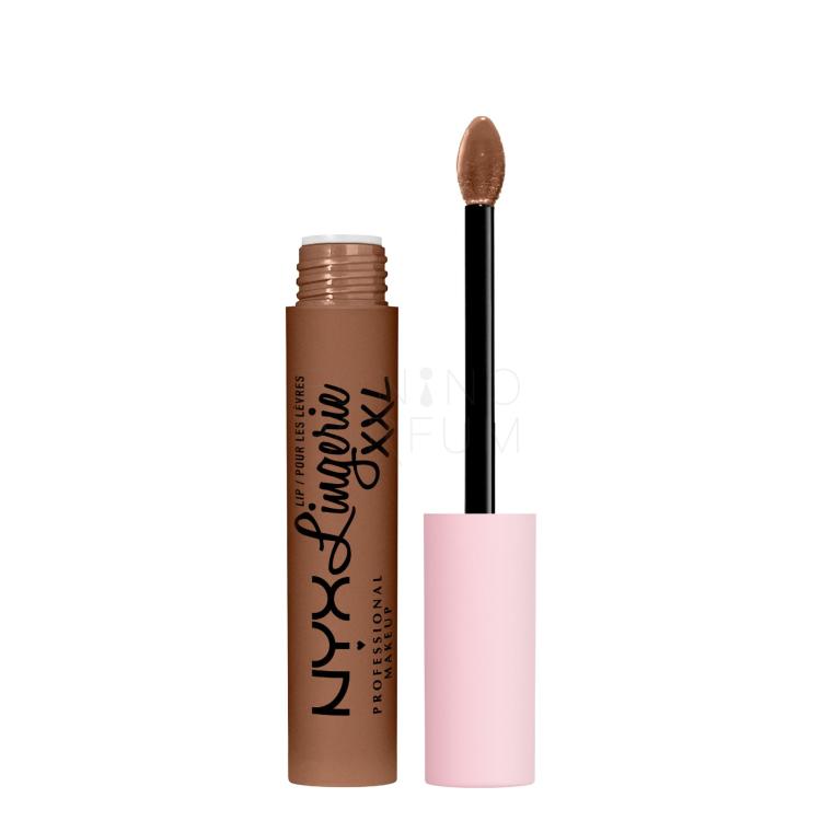 NYX Professional Makeup Lip Lingerie XXL Pomadka dla kobiet 4 ml Odcień 29 Hot Caramelo