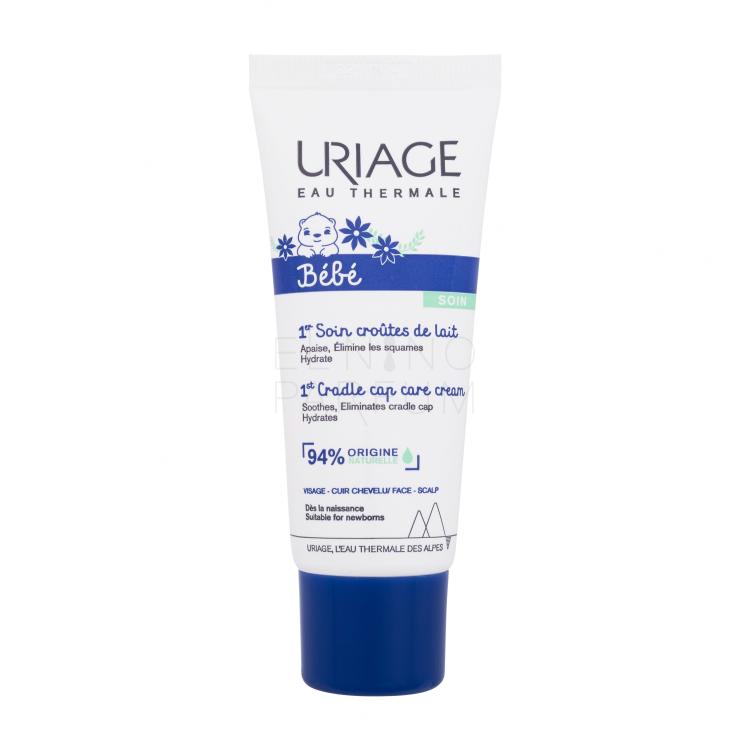 Uriage Bébé 1st Cradle Cap Care Cream Krem do twarzy na dzień dla dzieci 40 ml