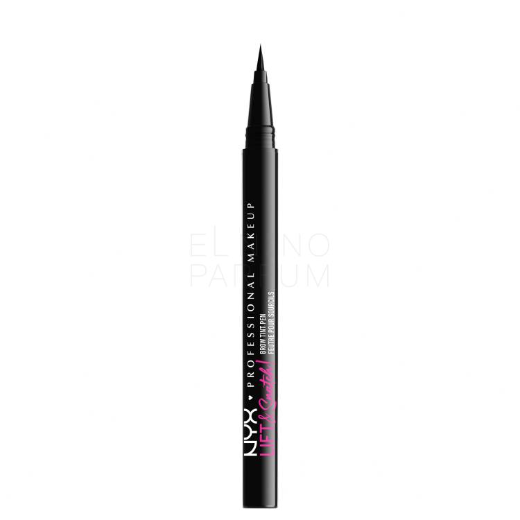 NYX Professional Makeup Lift &amp; Snatch! Kredka do brwi dla kobiet 1 ml Odcień 10 Black