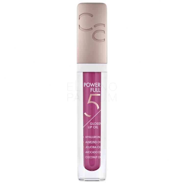 Catrice Power Full 5 Lip Oil Olejek do ust dla kobiet 4,5 ml Odcień 050 Glossy Blackberry