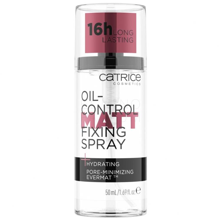 Catrice Oil-Control Matt Fixing Spray Utrwalacz makijażu dla kobiet 50 ml