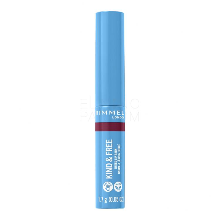 Rimmel London Kind &amp; Free Tinted Lip Balm Balsam do ust dla kobiet 4 g Odcień 006 Berry Twist