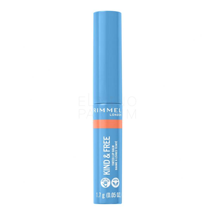 Rimmel London Kind &amp; Free Tinted Lip Balm Balsam do ust dla kobiet 4 g Odcień 003 Tropical Spark