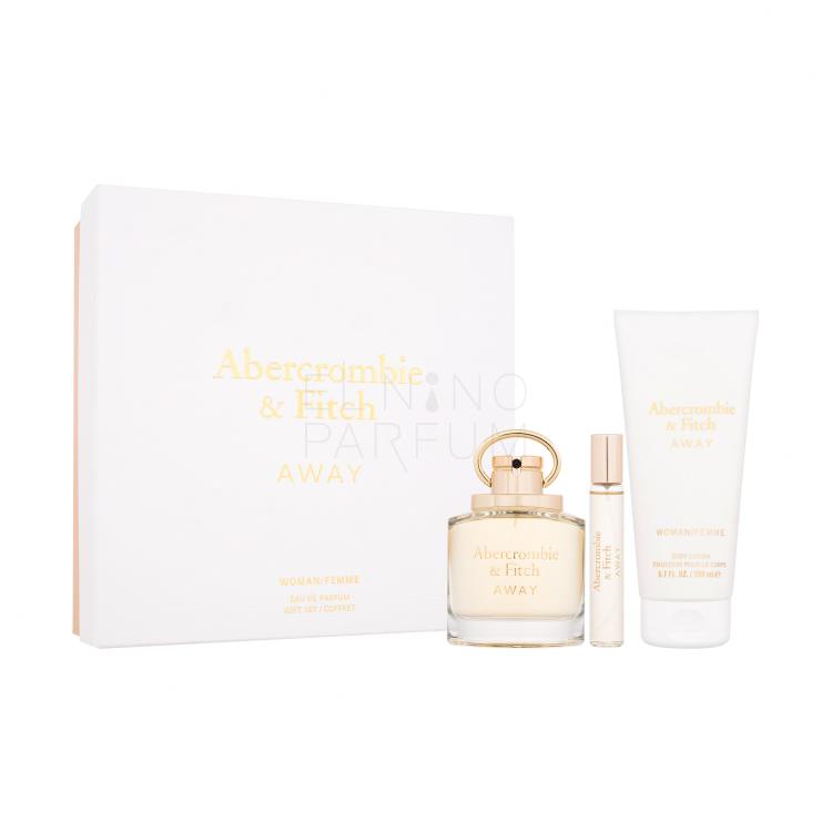 Abercrombie &amp; Fitch Away Zestaw EDP 100 ml + EDP 15 ml + mleczko do ciała 200 ml